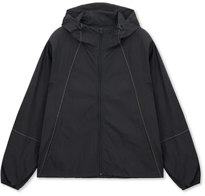 Matin Kim Back Logo Hoodie Windbreaker - Black MK2611JP302UBB Buy Matin Kim Back Logo Hoodie Windbreaker - Black MK2611JP302UBB