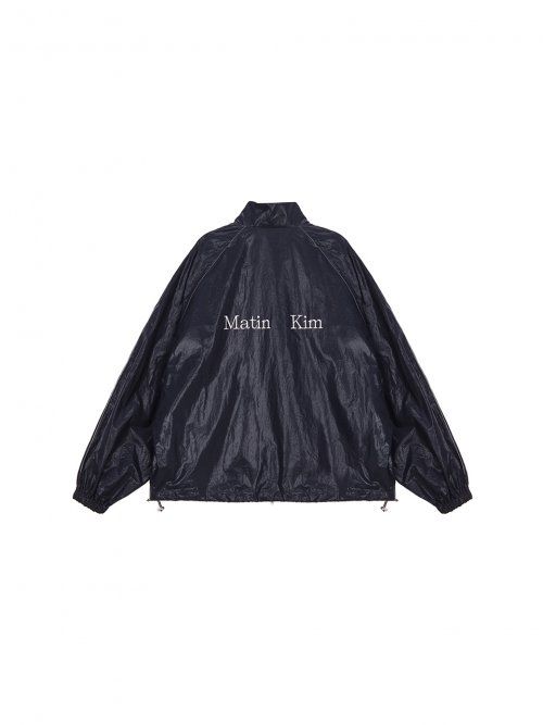 Matin Kim Logo Coated Jumper Jacket MK2600JP002VBB