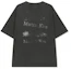 Buy Matin Kim Pigment Graffiti Logo Top in Charcoal MK2634TS312UCH