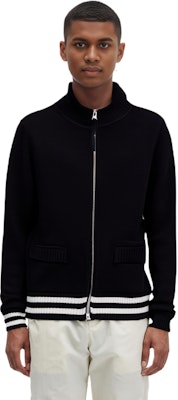 마틴킴 남녀공용 블랙 레터링 지퍼 디테일 빈티지 니트 가디건. MK2378CD016MBB Shop 마틴킴 남녀공용 블랙 레터링 지퍼 디테일 빈티지 니트 가디건. MK2378CD016MBB