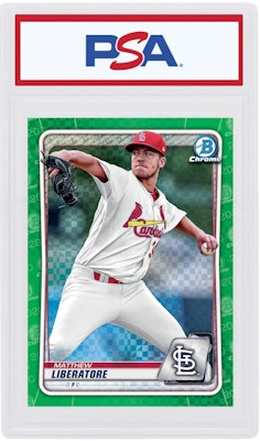 Matthew Liberatore 2020 Bowman Chrome X Green X-Fractor /31 #BCP-209 Buy Matthew Liberatore 2020 Bowman Chrome X Green X-Fractor /31 #BCP-209