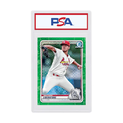Matthew Liberatore 2020 Bowman Chrome X Green X-Fractor /31 #BCP-209