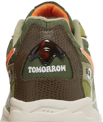 Saucony 3D Grid Hurricane 跑步鞋 男女同款 綠橘 Sizing Saucony 3D Grid Hurricane 跑步鞋 男女同款 綠橘
