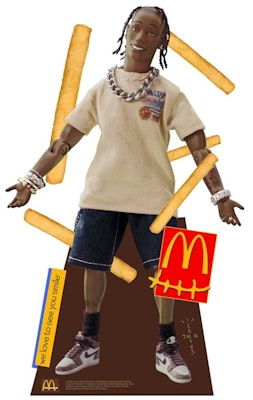 Mcdonald's x Travis Scott Action Figure Life-Size Cutout Buy Mcdonald's x Travis Scott Action Figure Life-Size Cutout