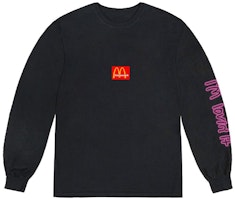 麥當勞 x Travis Scott 太空公仔長袖黑色T恤 Order 麥當勞 x Travis Scott 太空公仔長袖黑色T恤