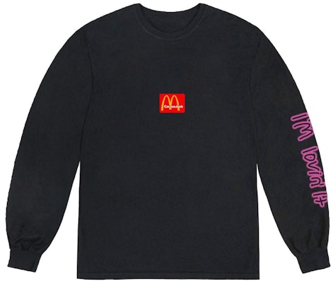 Mcdonald's x Travis Scott Action Figure Space L/S T-Shirt Black Order Mcdonald's x Travis Scott Action Figure Space L/S T-Shirt Black