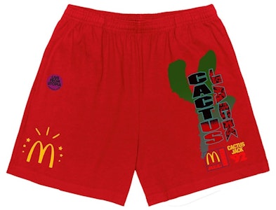 麥當勞 x Travis Scott 全美92款紅色短褲 Buy 麥當勞 x Travis Scott 全美92款紅色短褲