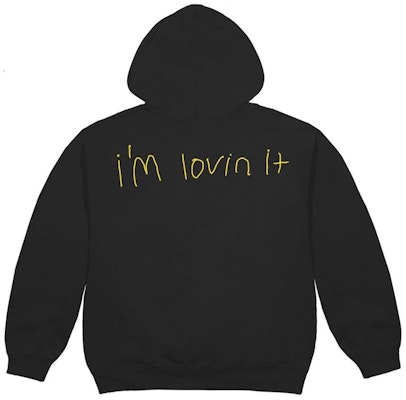 Mcdonald's x Travis Scott Billions Served Hoodie Black Order Mcdonald's x Travis Scott Billions Served Hoodie Black