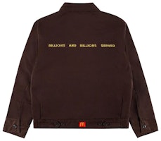 麦当劳 x Travis Scott 数十亿顾客工作夹克 棕色 Order 麦当劳 x Travis Scott 数十亿顾客工作夹克 棕色