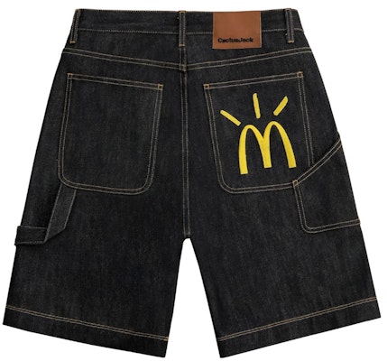 Mcdonald's x Travis Scott Cactus Arches Denim Shorts Indigo Buy Mcdonald's x Travis Scott Cactus Arches Denim Shorts Indigo