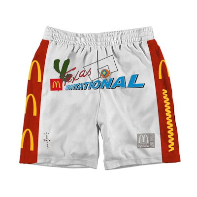 McD's Travis Cactus Jack All American Shorts White