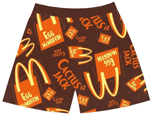 Mcdonald's x Travis Scott Cactus Jack Breakfast Boxers Brown Order Mcdonald's x Travis Scott Cactus Jack Breakfast Boxers Brown