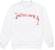 Mcdonald's x Travis Scott Cactus Jack Spelling Crewneck II White