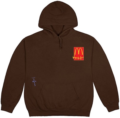 Mcdonald's x Travis Scott Cactus Pack Sticker Hoodie Brown Buy Mcdonald's x Travis Scott Cactus Pack Sticker Hoodie Brown