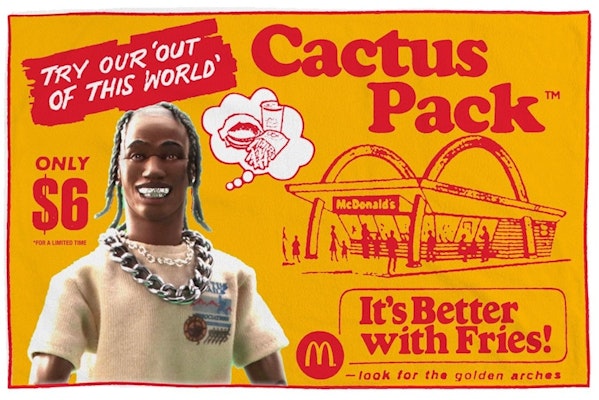 Mcdonald's x Travis Scott Cactus Pack Vintage Blanket Buy Mcdonald's x Travis Scott Cactus Pack Vintage Blanket