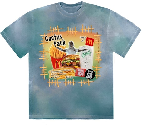Mcdonald's x Travis Scott Cactus Pack Vintage Bootleg T-Shirt Multi Buy Mcdonald's x Travis Scott Cactus Pack Vintage Bootleg T-Shirt Multi