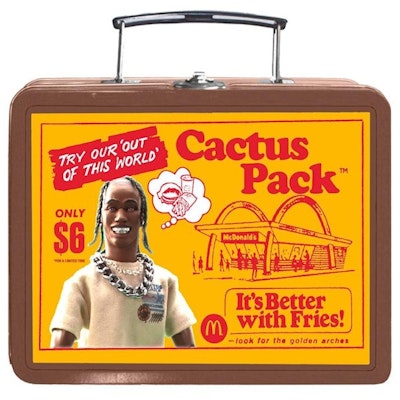 Mcdonald's x Travis Scott Cactus Pack Vintage Metal Lunch Box Buy Mcdonald's x Travis Scott Cactus Pack Vintage Metal Lunch Box
