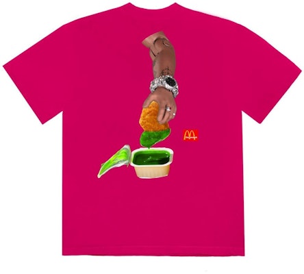 Mcdonald's x Travis Scott Cactus Sauce T-Shirt II Pink Order Mcdonald's x Travis Scott Cactus Sauce T-Shirt II Pink