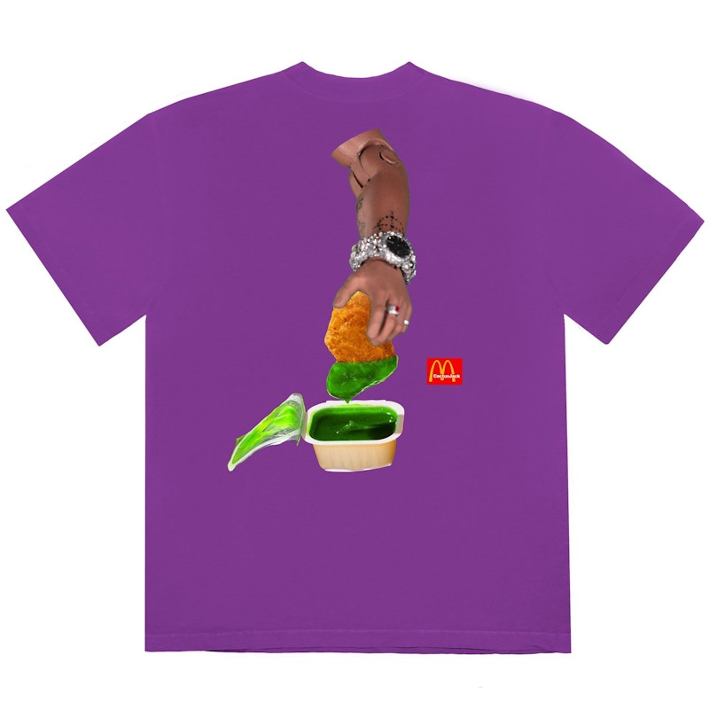 Mcdonald's x Travis Scott Cactus Sauce T-Shirt III Purple