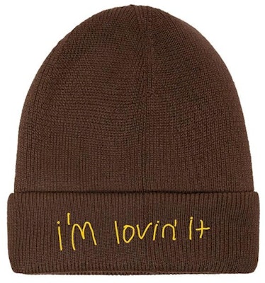 Mcdonald's x Travis Scott CJ Arches Beanie Brown Order Mcdonald's x Travis Scott CJ Arches Beanie Brown