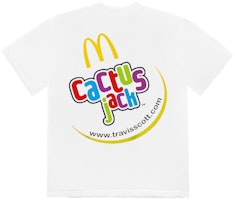 Mcdonald's x Travis Scott CJ Smile T-Shirt White Mcdonald's x Travis Scott CJ Smile T-Shirt White