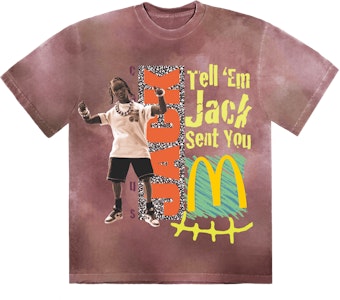 Kaos McDonald's x Travis Scott Jack Smile II Multiwarna Buy Kaos McDonald's x Travis Scott Jack Smile II Multiwarna