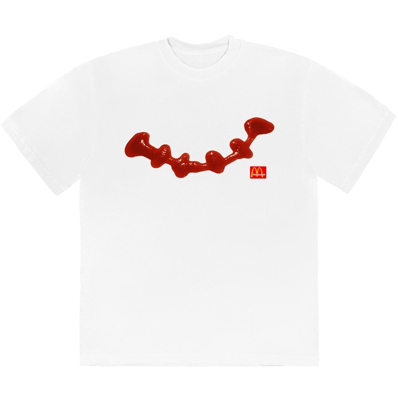 Mcdonald's x Travis Scott Ketchup T-Shirt White