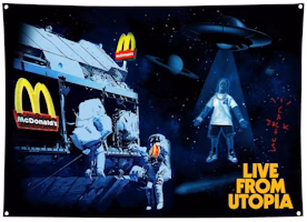 Mcdonald's x Travis Scott Live From Utopia Flag Mcdonald's x Travis Scott Live From Utopia Flag