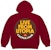 Mcdonald's x Travis Scott Live From Utopia Sticker Hoodie Burgundy