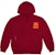 Mcdonald's x Travis Scott Live From Utopia Sticker Hoodie Burgundy