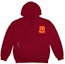 Order Mcdonald's x Travis Scott Live From Utopia Sticker Hoodie Burgundy