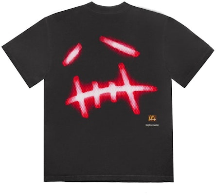 Mcdonald's x Travis Scott Order Here T-Shirt Black Order Mcdonald's x Travis Scott Order Here T-Shirt Black