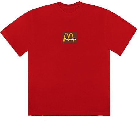 Mcdonald's x Travis Scott Sesame Inv T-Shirt III Red Buy Mcdonald's x Travis Scott Sesame Inv T-Shirt III Red