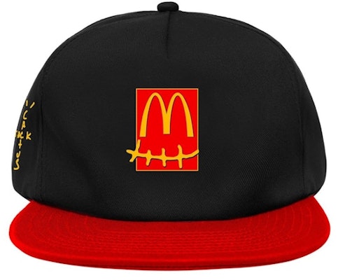 Mcdonald's x Travis Scott Smile Hat Red Buy Mcdonald's x Travis Scott Smile Hat Red
