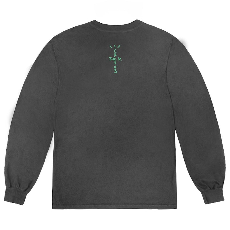 Order 麥當勞 x Travis Scott 笑臉長袖T恤 洗黑款