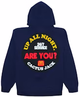 Mcdonald's x Travis Scott Up All Night Sticker Hoodie Navy Mcdonald's x Travis Scott Up All Night Sticker Hoodie Navy