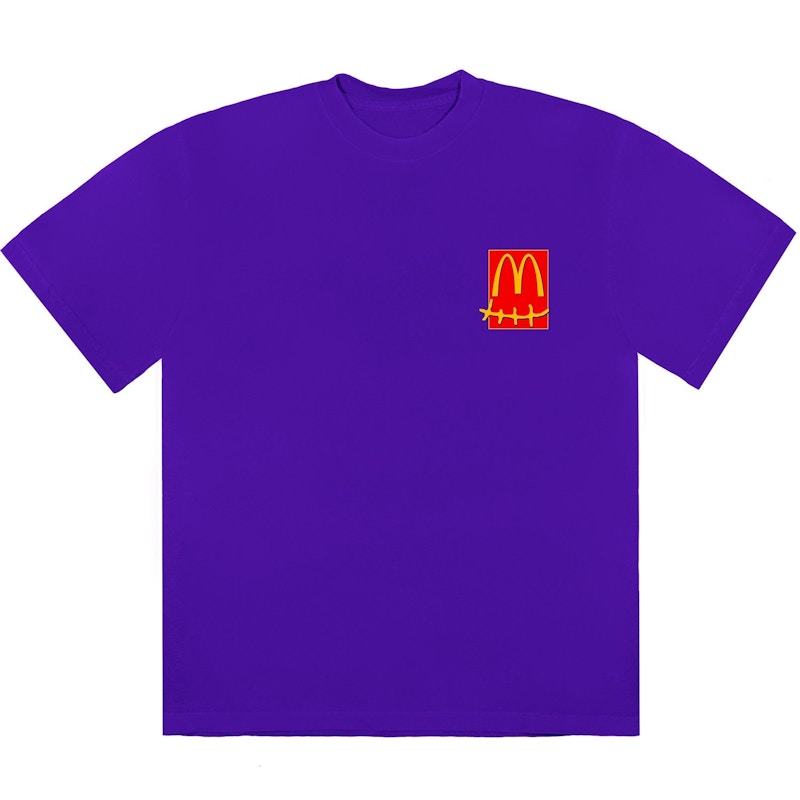 Mcdonald's x Travis Scott Vintage Action Figure T-Shirt II Purple