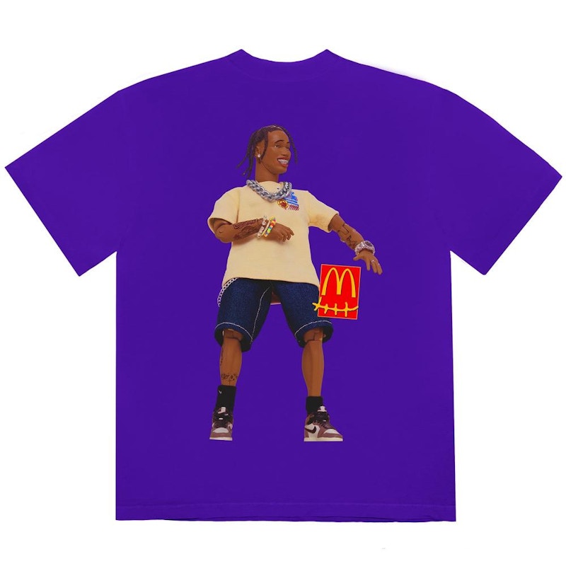 Order Camiseta Morada McDonald's x Travis Scott Vintage Action Figure II