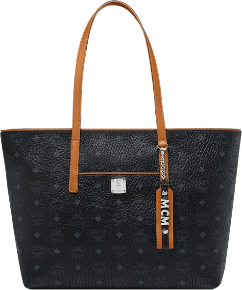 mcm-anya-top-zip-shopper-visetos-cognac-medium-black
