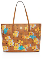 MCM Anya Top Zip Shopper Visetos Flower Medium Cognac MCM Anya Top Zip Shopper Visetos Flower Medium Cognac