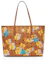 Buy MCM Anya 上拉鏈購物袋 Visetos 花中號 深棕色