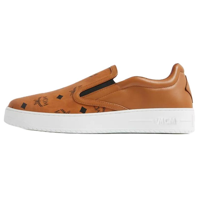 MCM Brown Leather Casual Comfort Sneakers MEXESAJ01CO040
