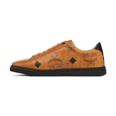 MCM Calfskin Low-Top 'Brown'