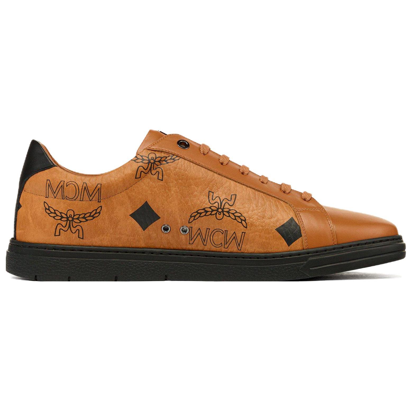 MCM Calfskin Low-Top 'Brown' 圖 2