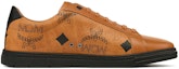Order MCM Calfskin Low-Top 'Marrón' zapatillas de piel de becerro. MESDATD01CO037