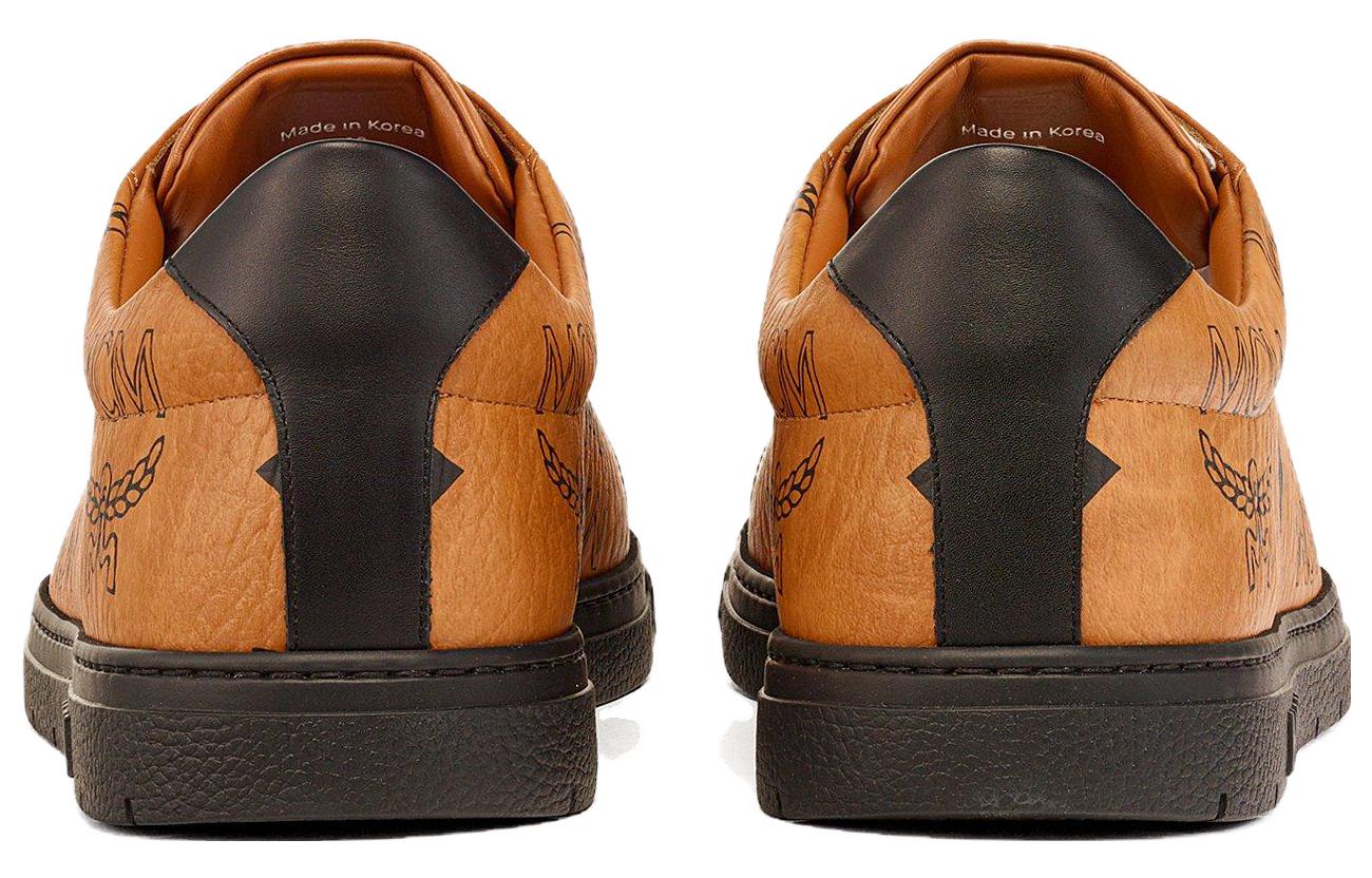 MCM Calfskin Low-Top 'Brown' 圖 5