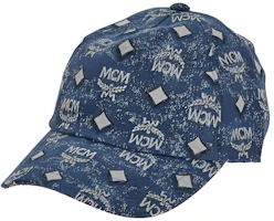 MCM Casual Letter Print Baseball Cap Unisex Couple Style Blue MECBATQ01LE MCM Casual Letter Print Baseball Cap Unisex Couple Style Blue MECBATQ01LE
