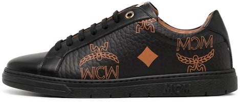 MCM Classic Logo Print Low Top 'Black Leather' MEXDATD01BK MCM Classic Logo Print Low Top 'Black Leather' MEXDATD01BK