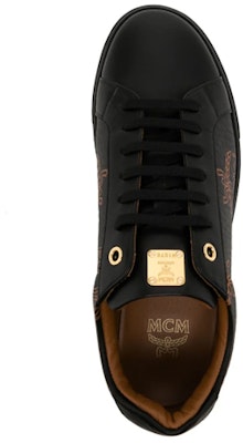 MCM Kasut Rendah Kulit 'Hitam' dengan Cetakan Logo Klasik MEXDATD01BK Lookbook MCM Kasut Rendah Kulit 'Hitam' dengan Cetakan Logo Klasik MEXDATD01BK