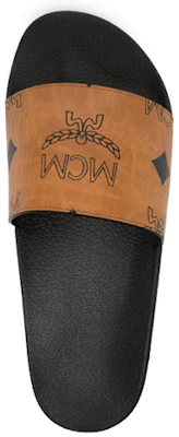 MCM Logo Klasik Slide Ujung Bulat 'Coklat' MEXDAMM01CO Lookbook MCM Logo Klasik Slide Ujung Bulat 'Coklat' MEXDAMM01CO